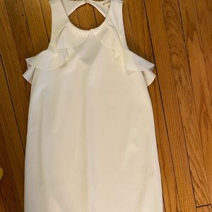 White thigh length (mini) dress!